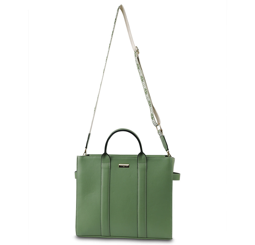 Elan Box Tote Bag - Matcha