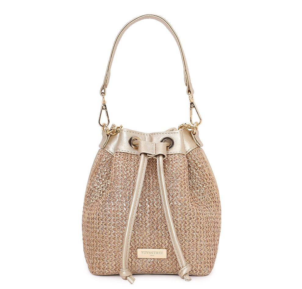 Evaara Bucket Bag - Antique Rose