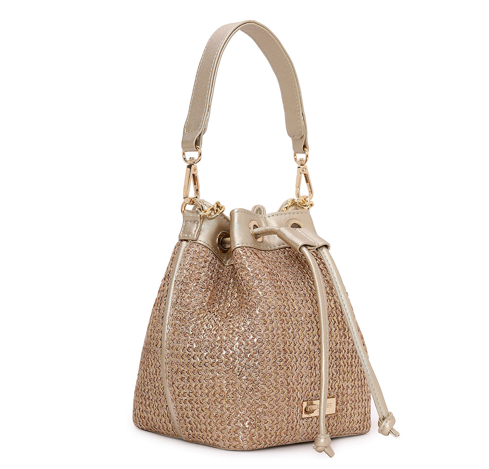 Evaara Bucket Bag - Antique Rose