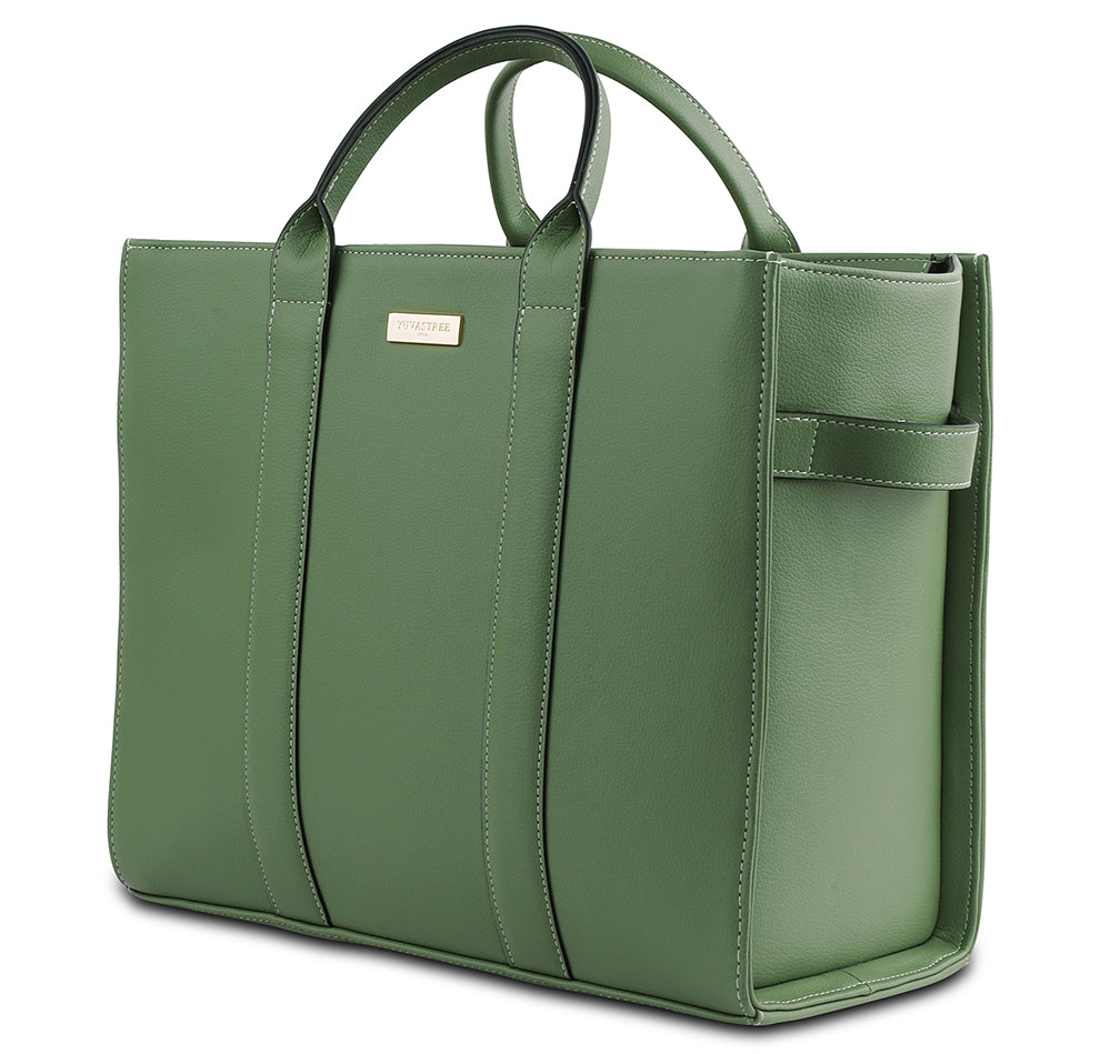 Elan Box Tote Bag - Matcha