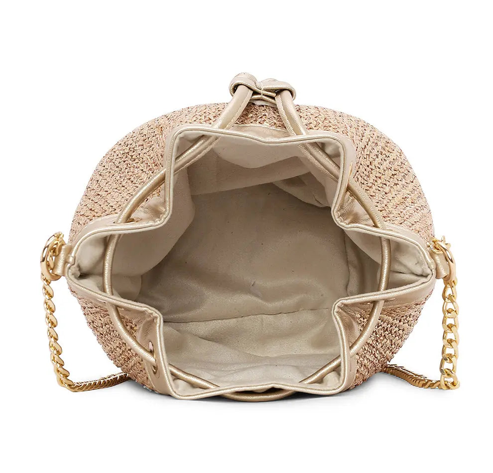 Evaara Bucket Bag - Antique Rose YuvaStree