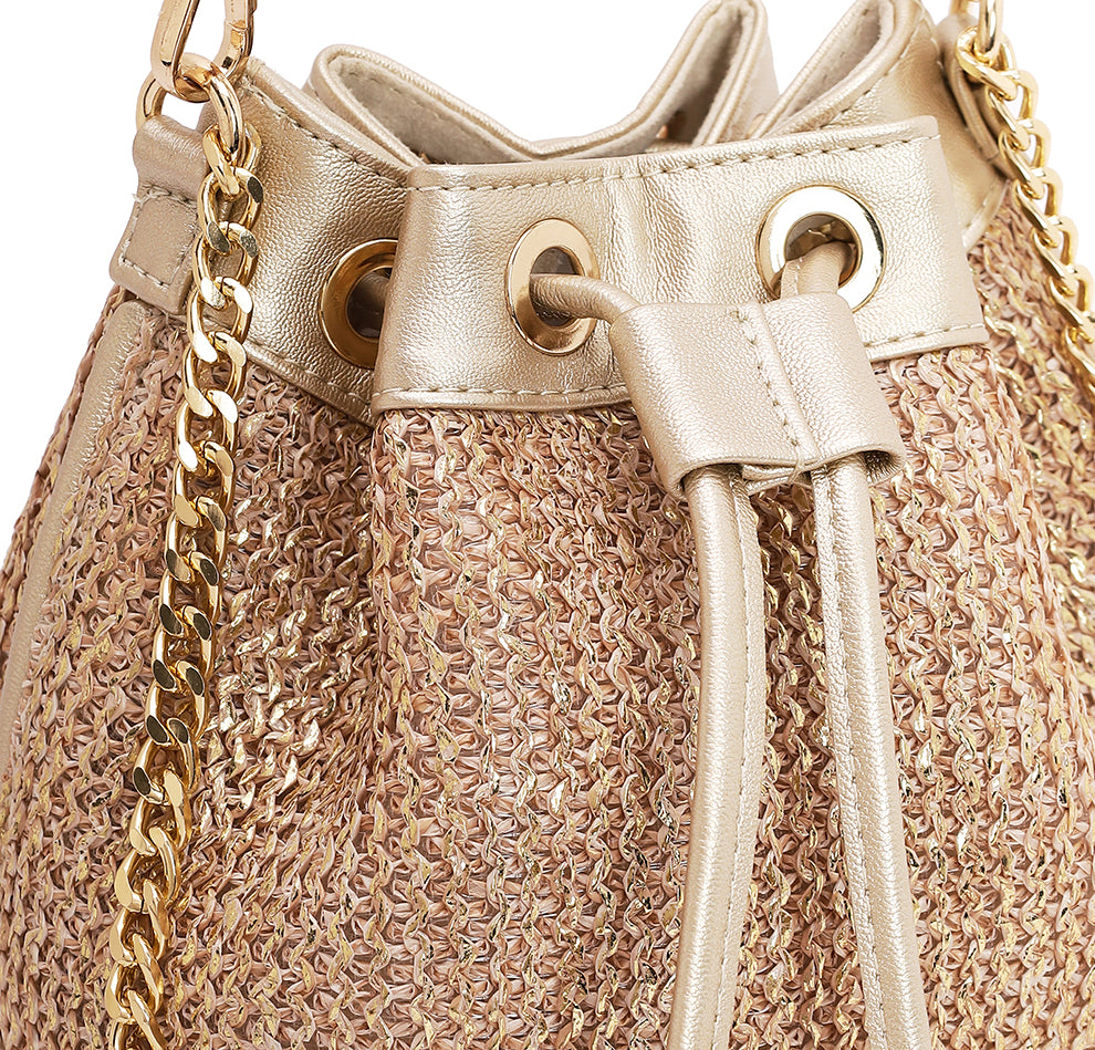 Evaara Bucket Bag - Antique Rose