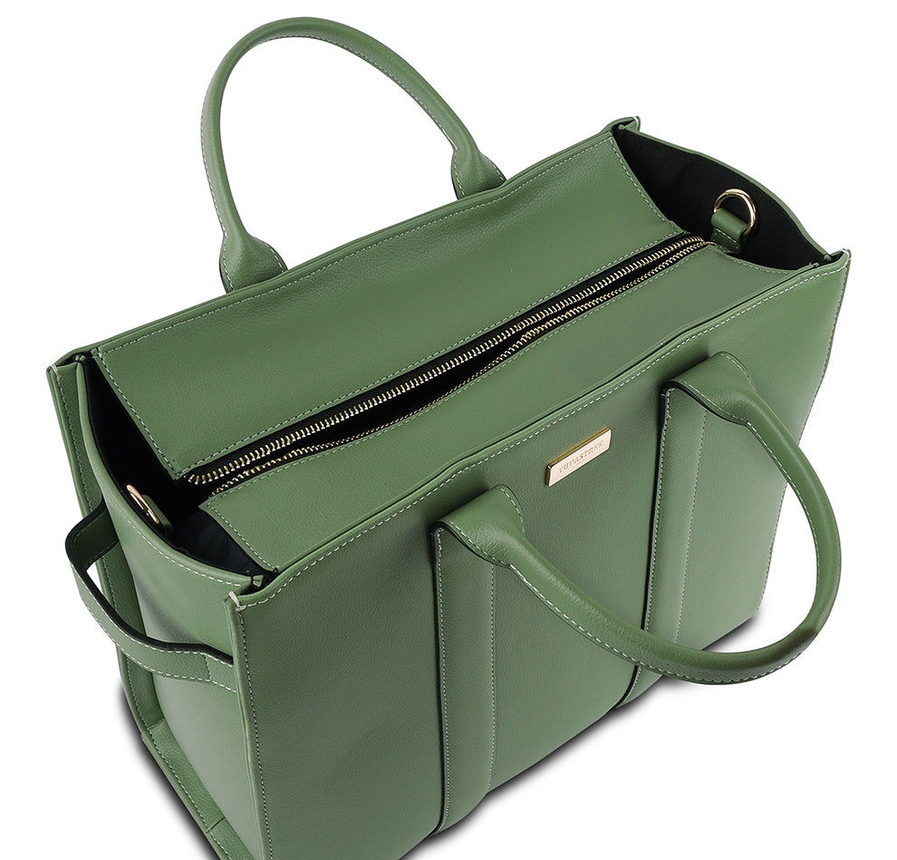 Elan Box Tote Bag - Matcha
