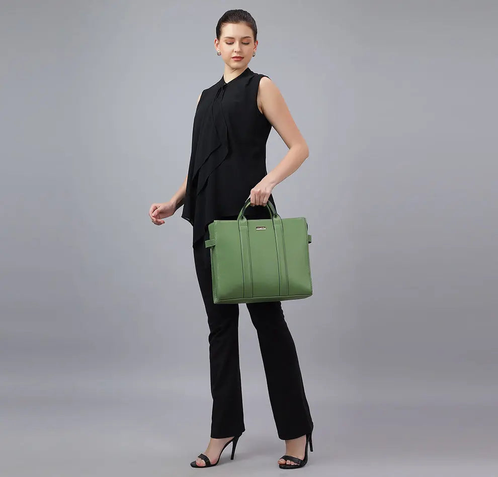 Elan Box Tote Bag - Matcha YuvaStree