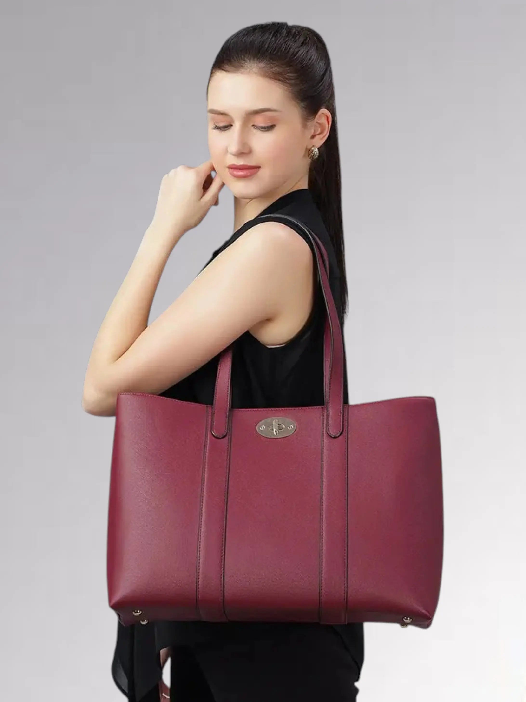 Epic Large Tote - Cherry YuvaStree