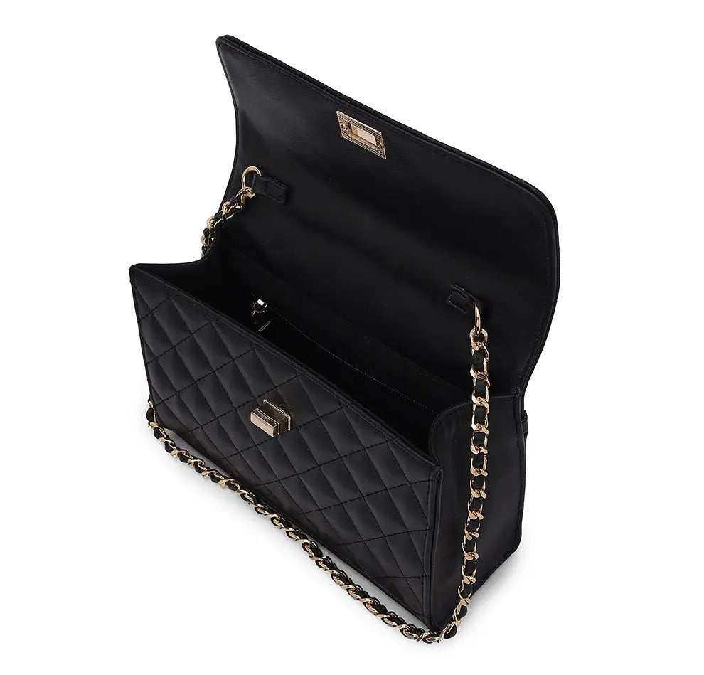 Elara Top handle Bag - Black YuvaStree