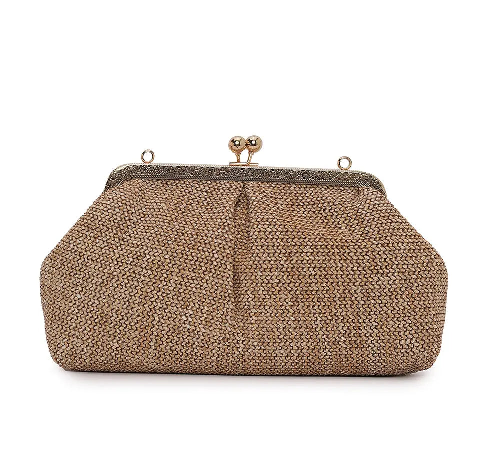 Aria Clutch - Tan YuvaStree