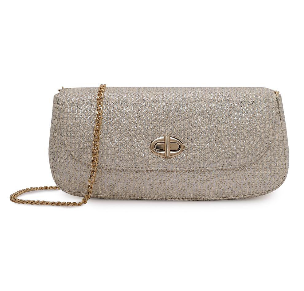 Elvina Clutch - Pearl Glow