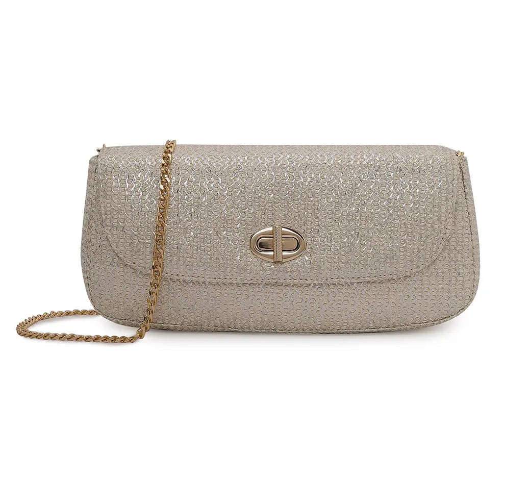Elvina Clutch - Pearl Glow YuvaStree