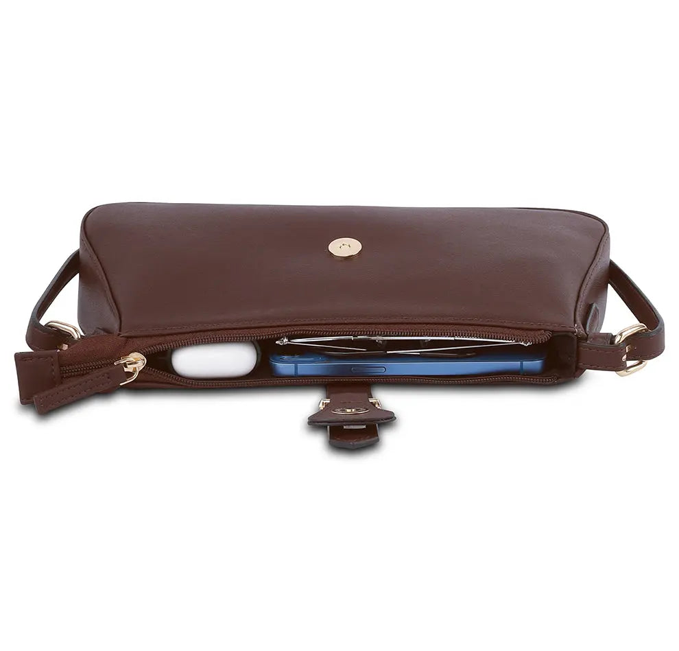 Sleek Baguette Large - Dk. Mocha YuvaStree