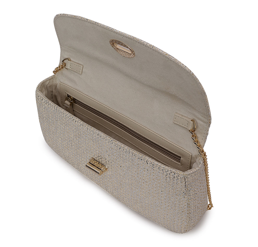 Elvina Clutch - Pearl Glow