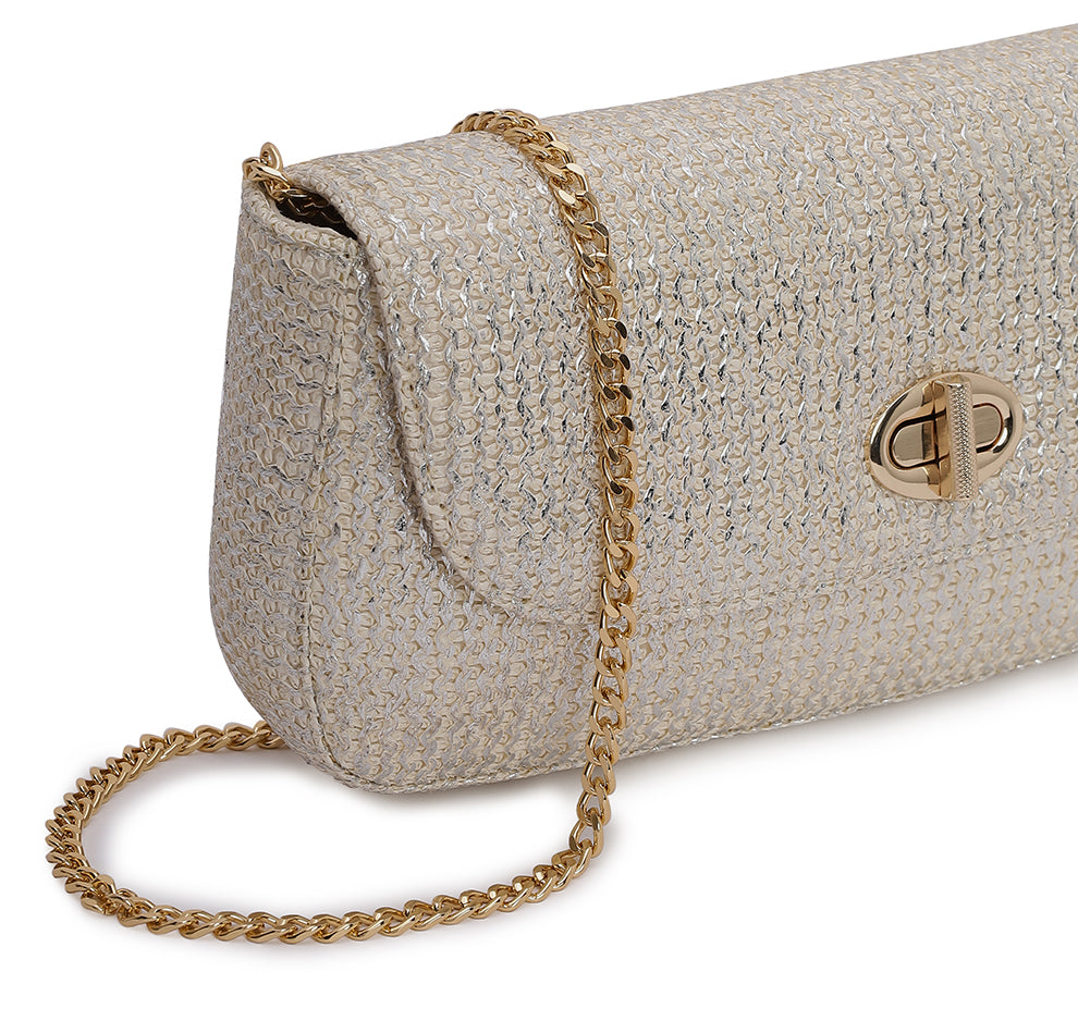 Elvina Clutch - Pearl Glow
