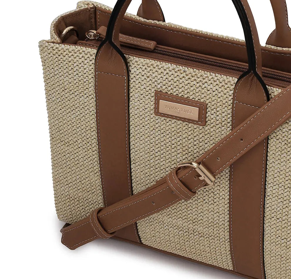 Ellora Mini Tote - Beige YuvaStree