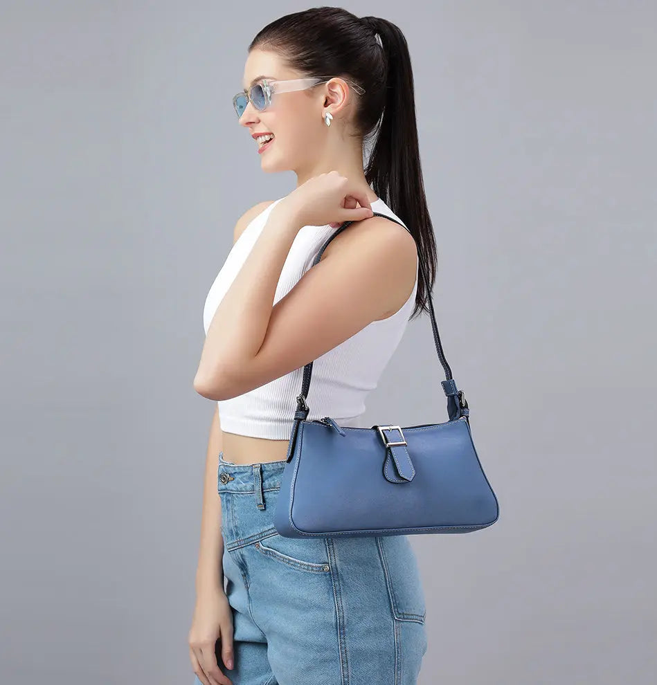 Sleek Baguette Large - Spanish Blue YuvaStree