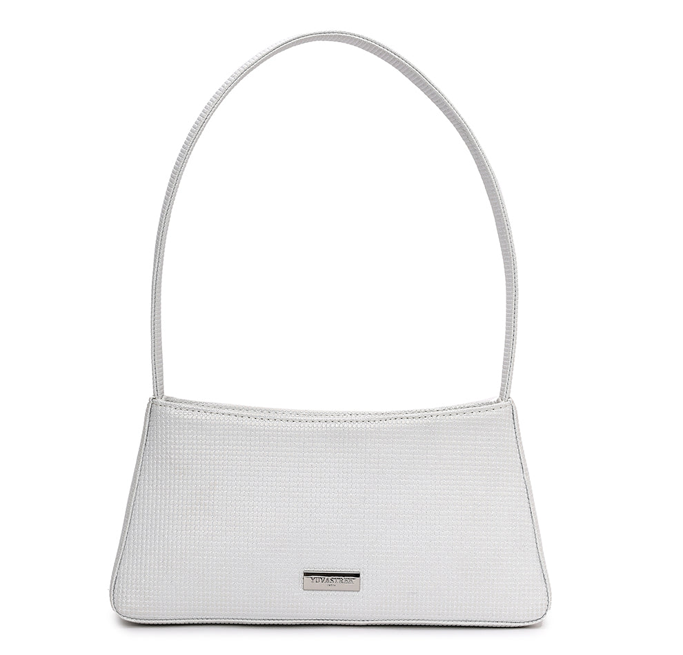 Vestra Shoulder Bag - Pearl White