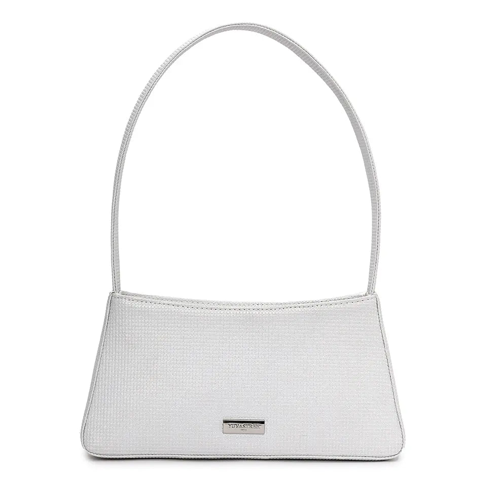 Vestra Shoulder Bag - Pearl White YuvaStree