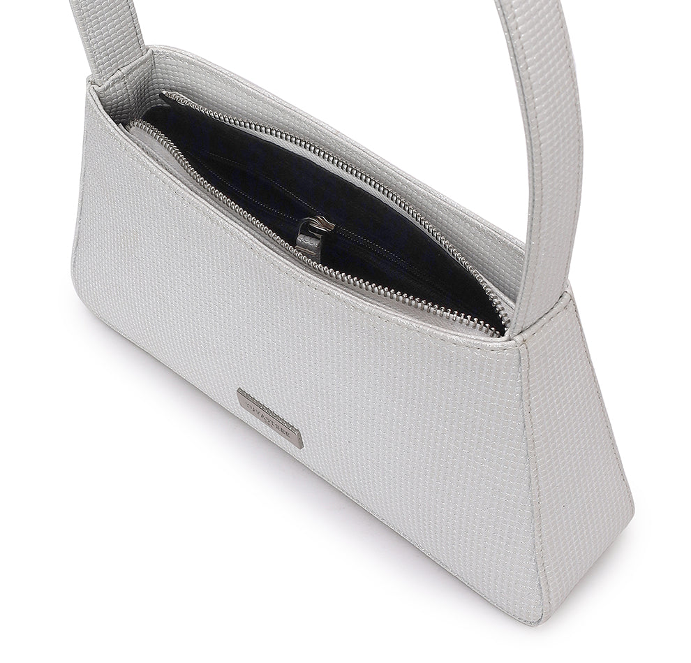 Vestra Shoulder Bag - Pearl White