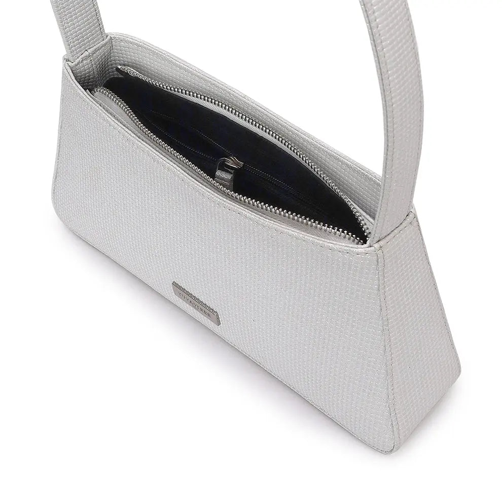 Vestra Shoulder Bag - Pearl White YuvaStree