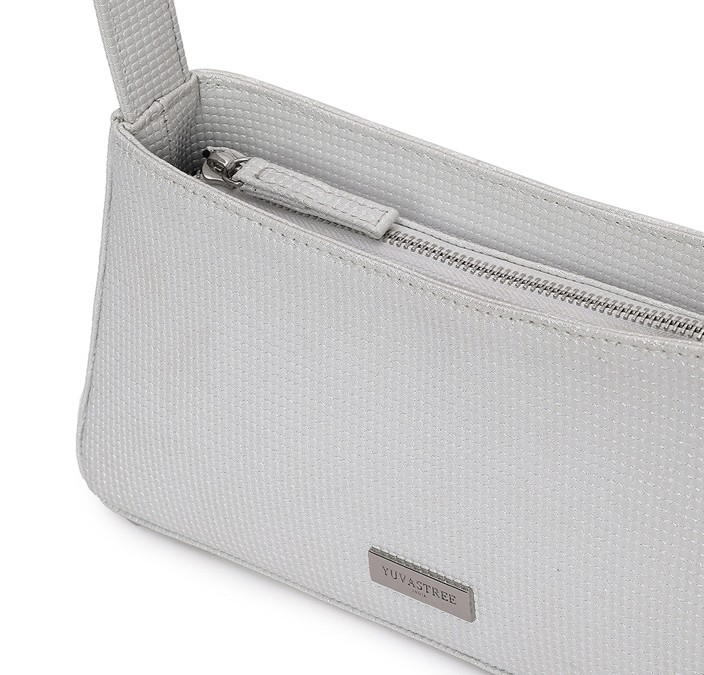 Vestra Shoulder Bag - Pearl White