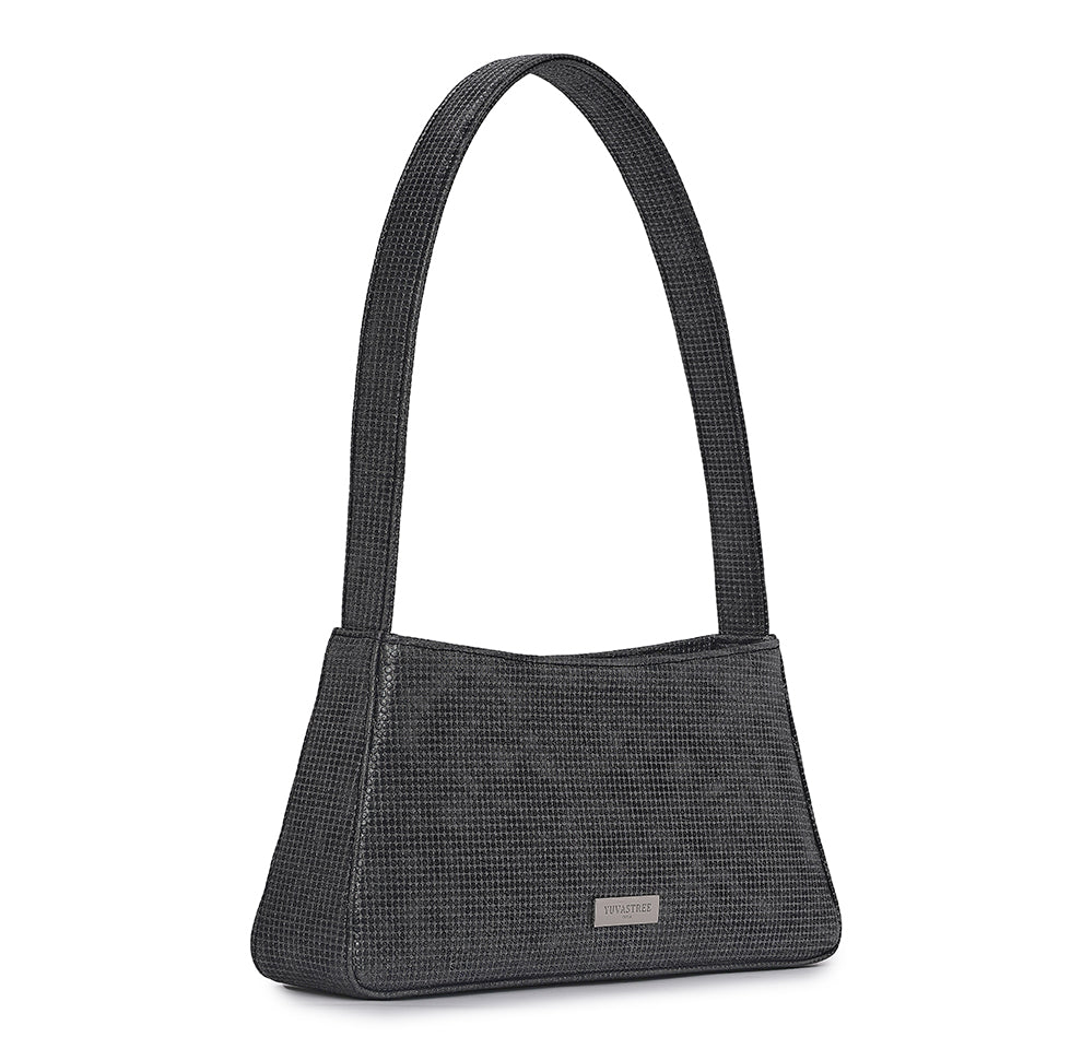 Vestra Shoulder Bag - Pearl Black