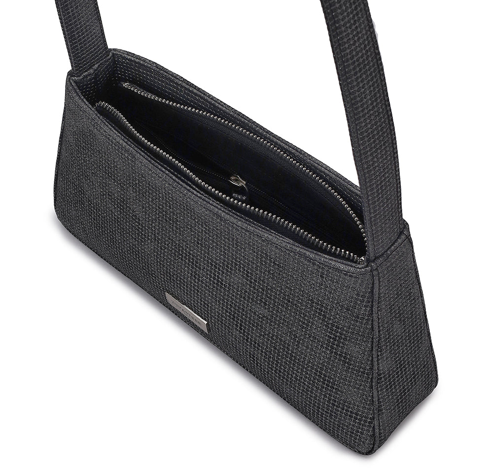 Vestra Shoulder Bag - Pearl Black