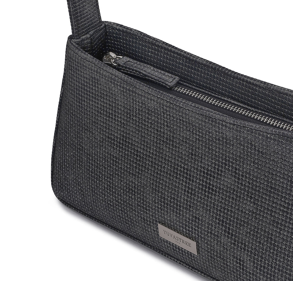 Vestra Shoulder Bag - Pearl Black
