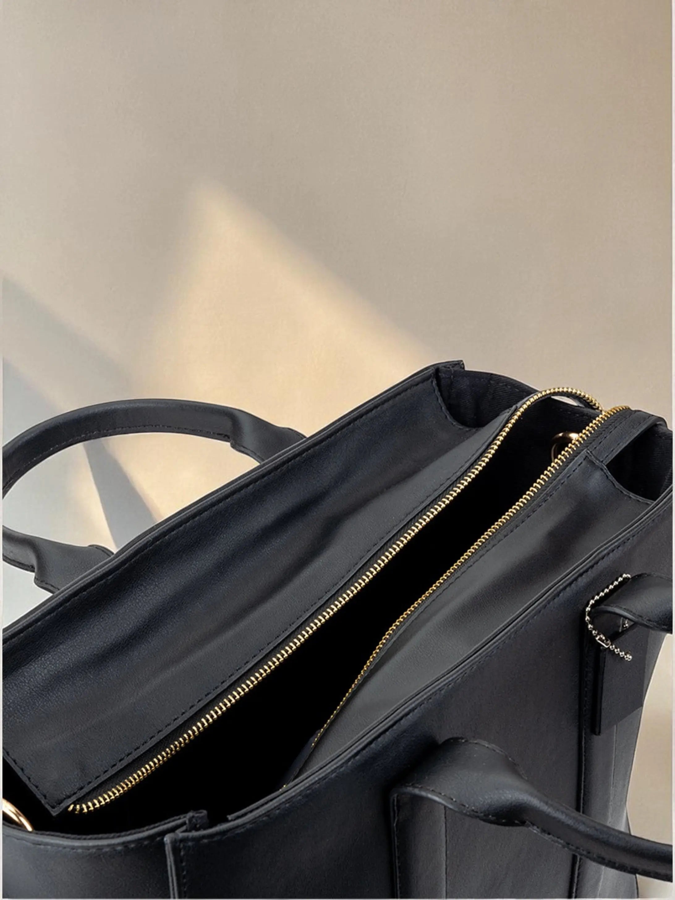 Elan Box Tote Bag - Black My Store