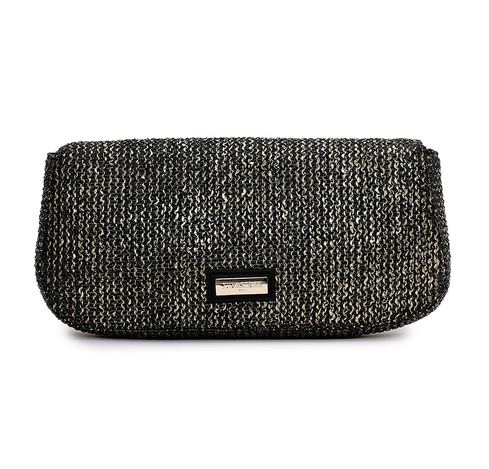 Elvina Clutch - Midnight Gold
