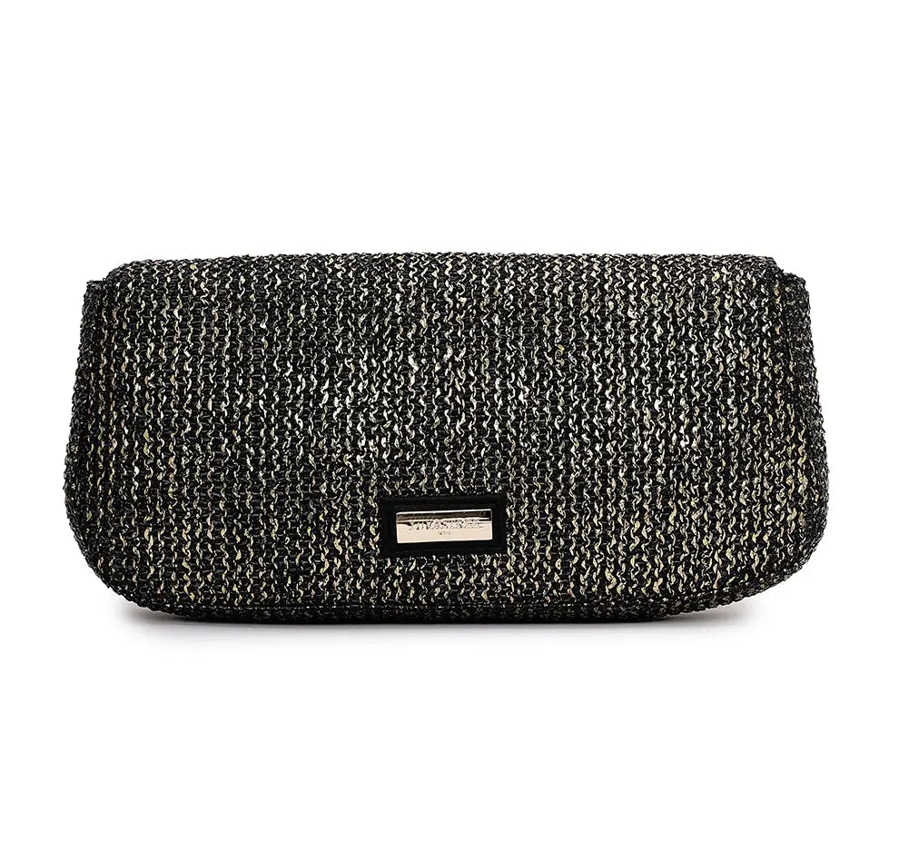 Elvina Clutch - Midnight Gold YuvaStree