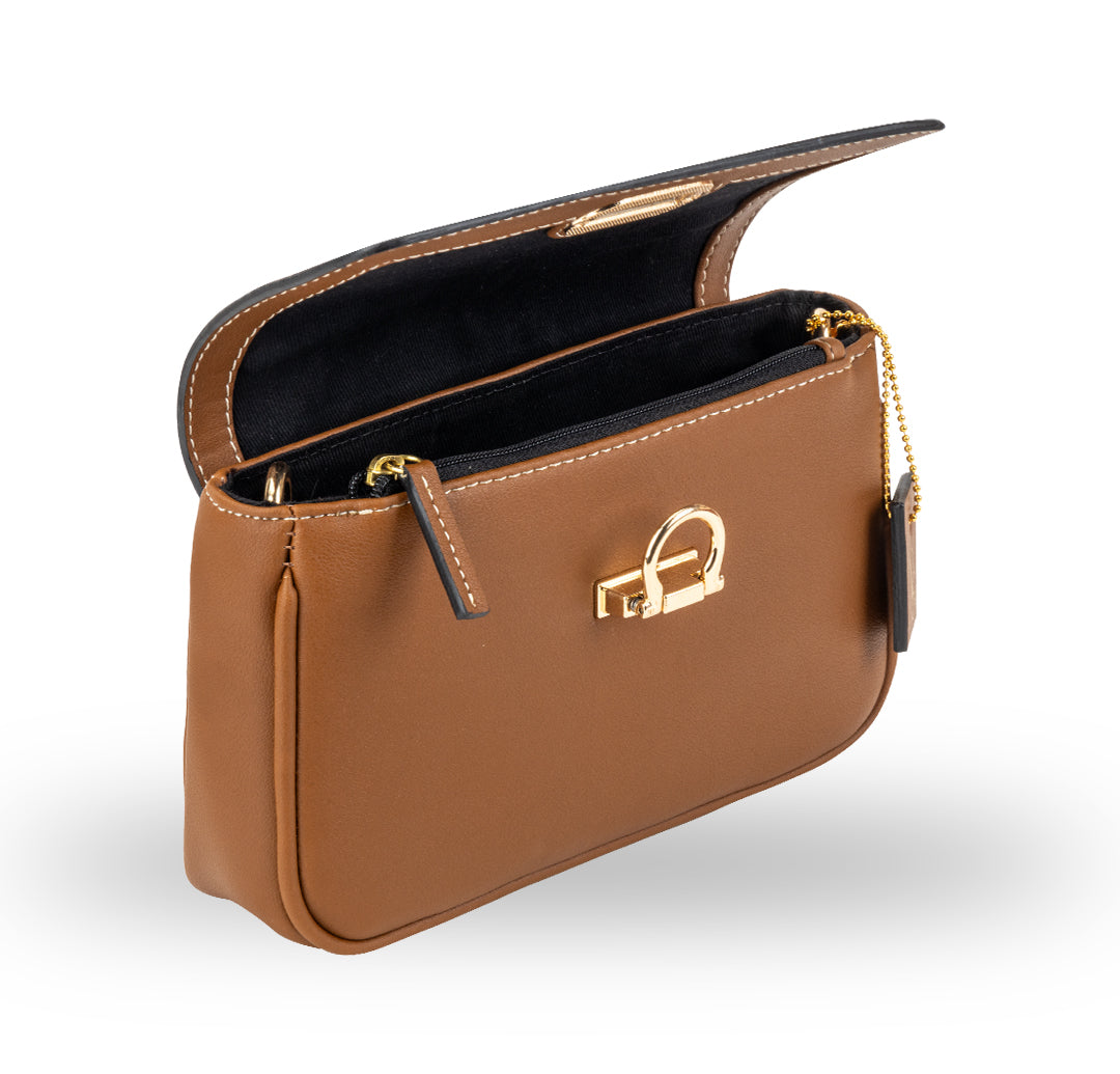 Sway Crossbody Bag - Tan YuvaStree