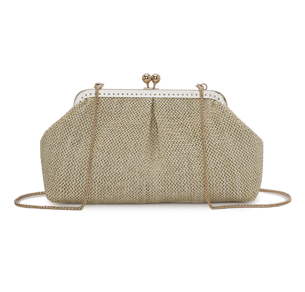 Aria Clutch - Beige