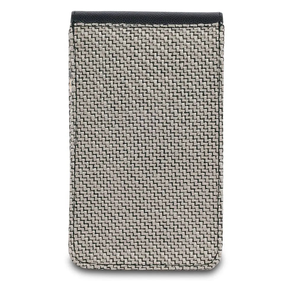 Pixel Jute Mobile Sling - Black YuvaStree