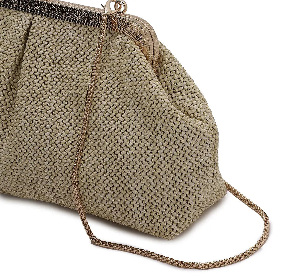 Aria Clutch - Beige YuvaStree