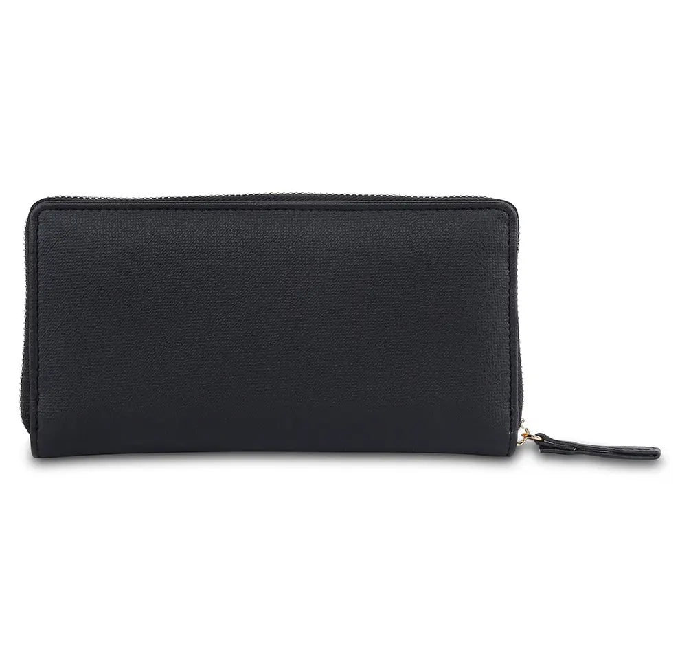 Vault Zip Wallet - Black YuvaStree
