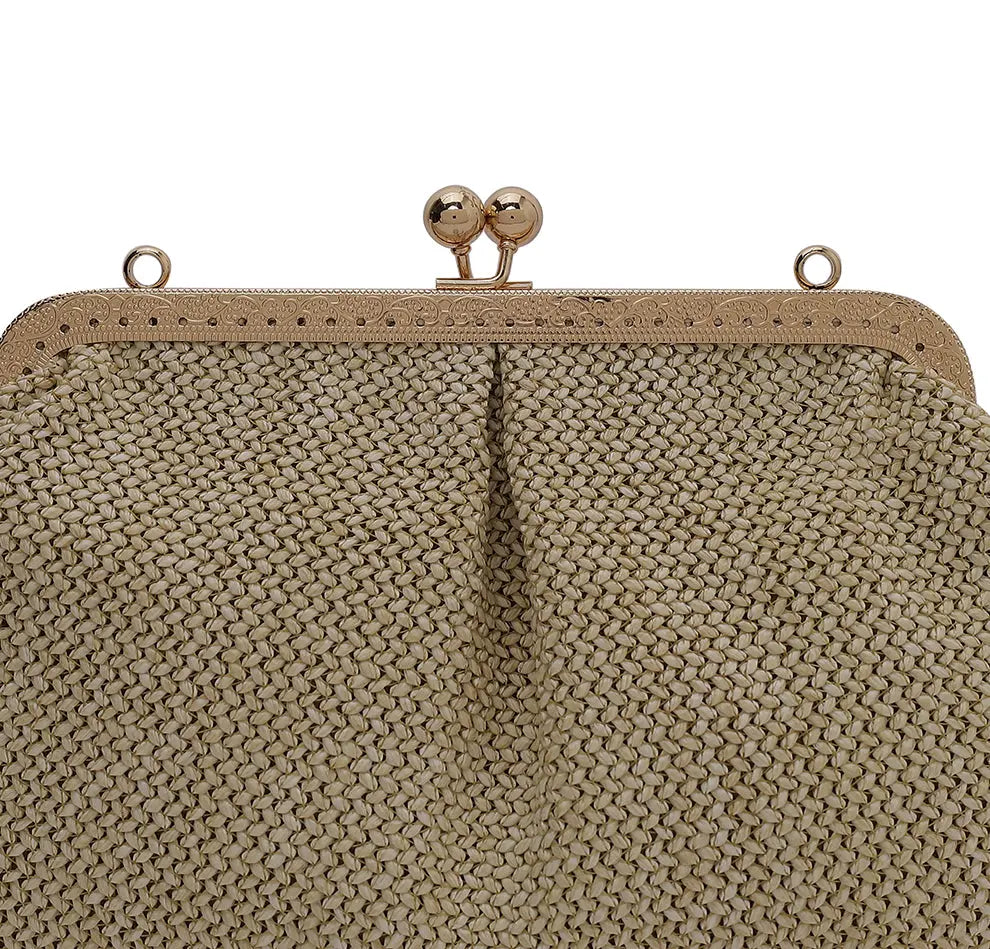 Aria Clutch - Beige YuvaStree