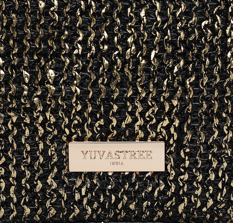 Evaara Bucket Bag - Midnight Gold