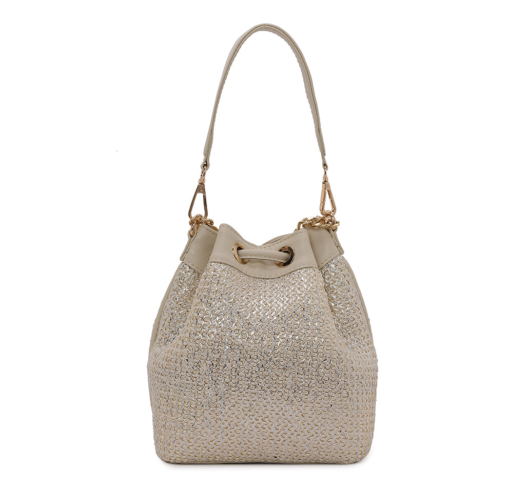 Evaara Bucket Bag - Pearl Glow