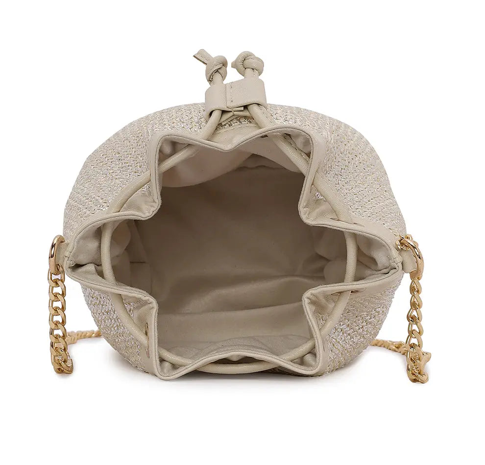 Evaara Bucket Bag - Pearl Glow YuvaStree