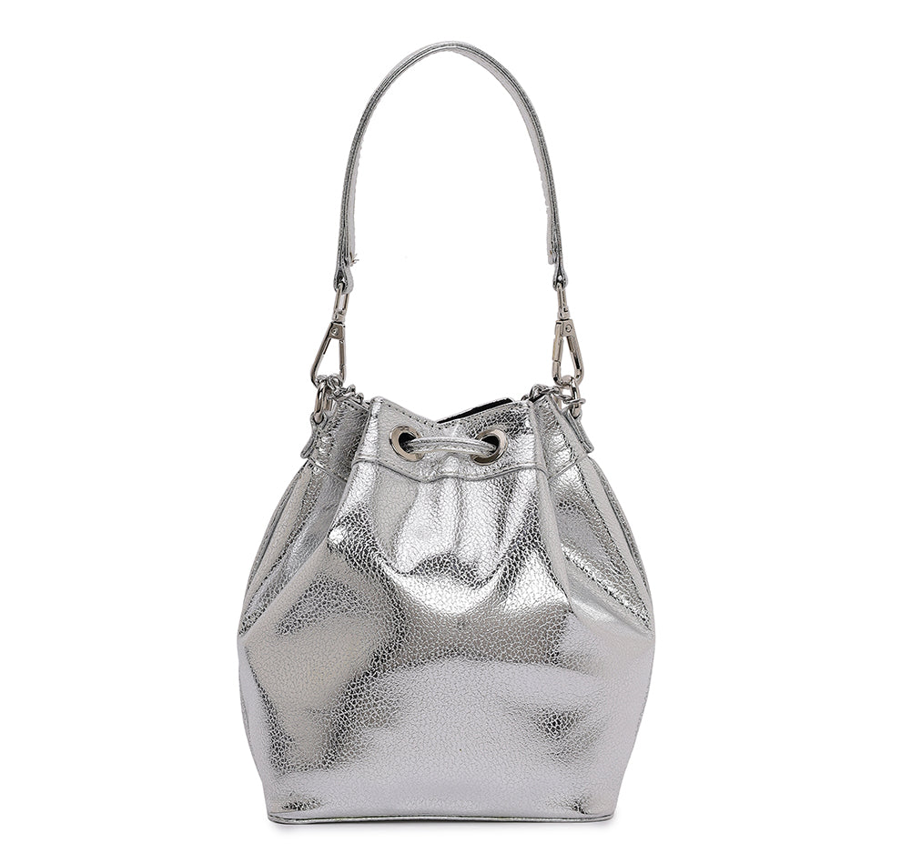Evaara Bucket Bag - Silver Mirage
