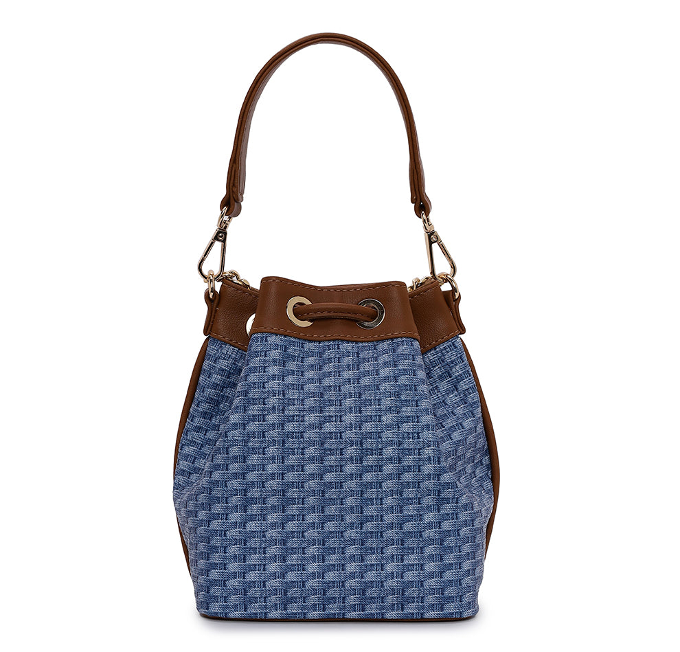 Evaara Bucket Bag - Blue Heaven