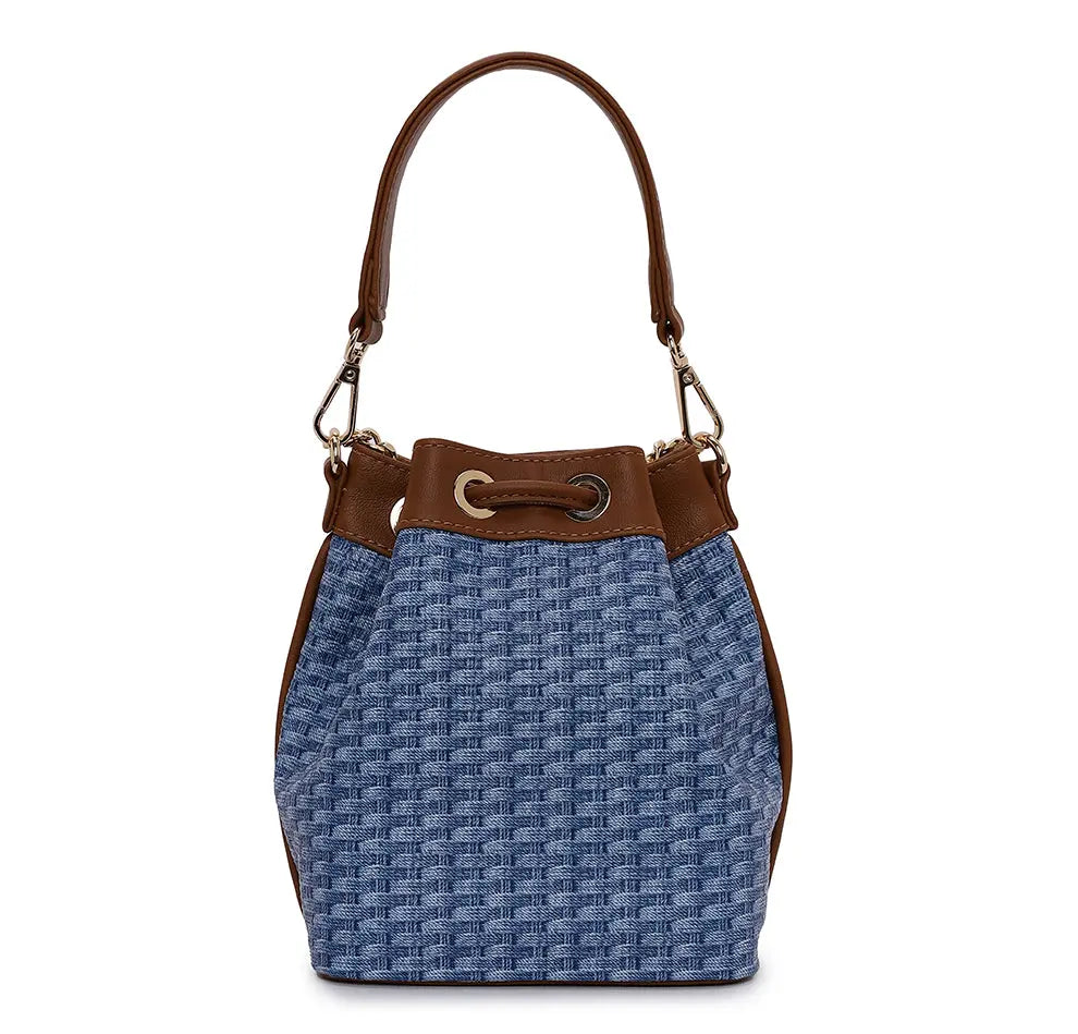 Evaara Bucket Bag - Blue Heaven YuvaStree
