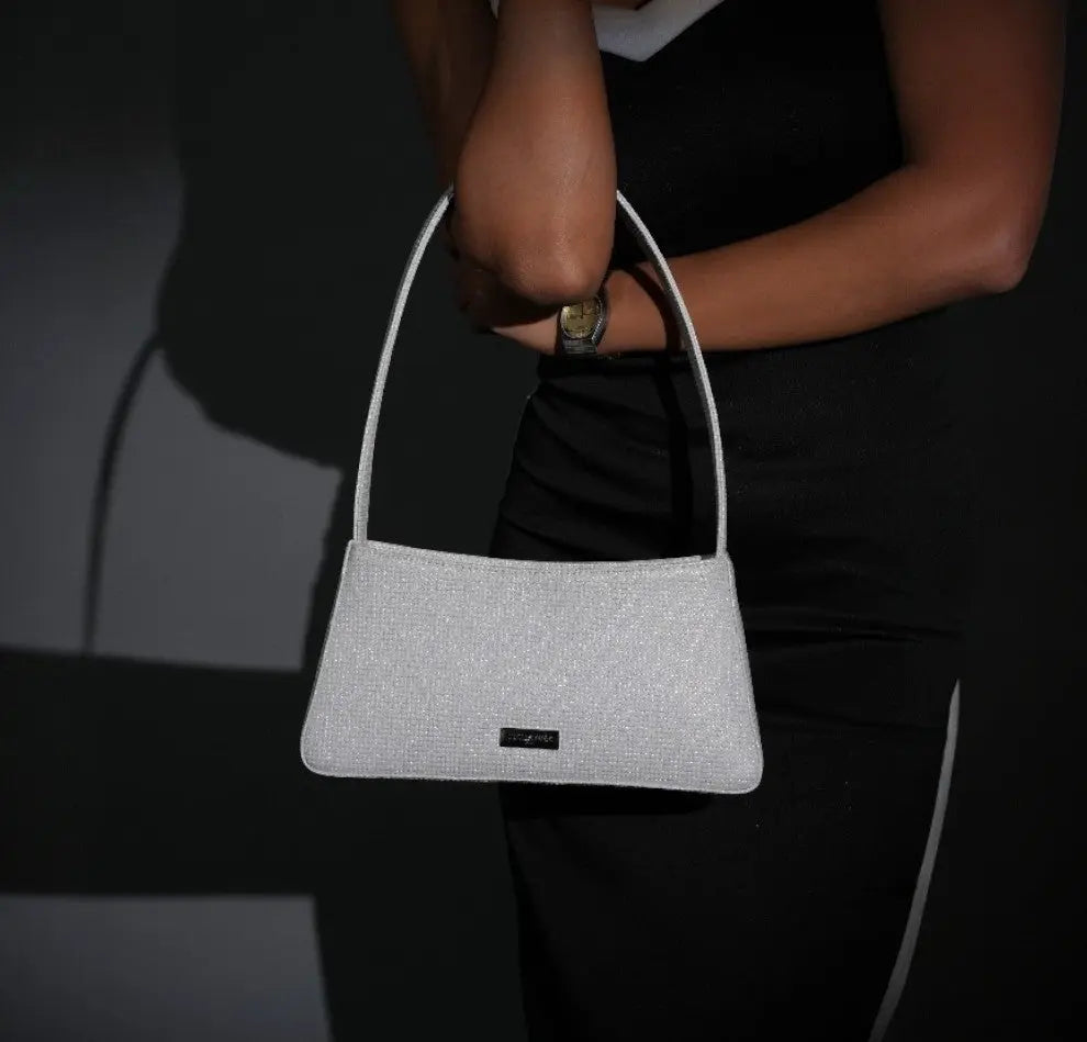 Vestra Shoulder Bag - Pearl White YuvaStree