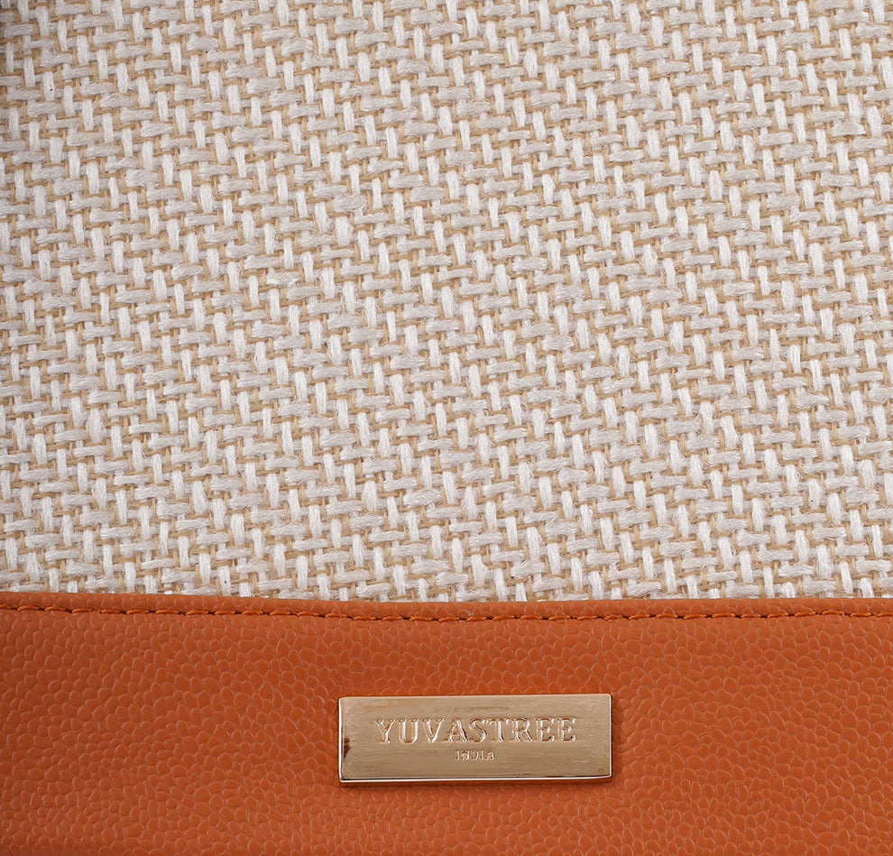 Liora Jute Shoulder Bag - Tan