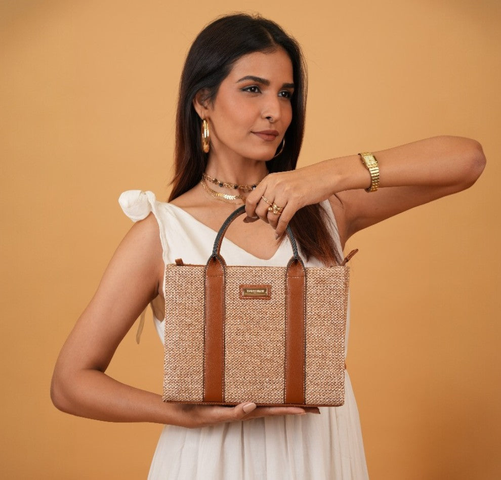 Ellora Mini Tote - Tan