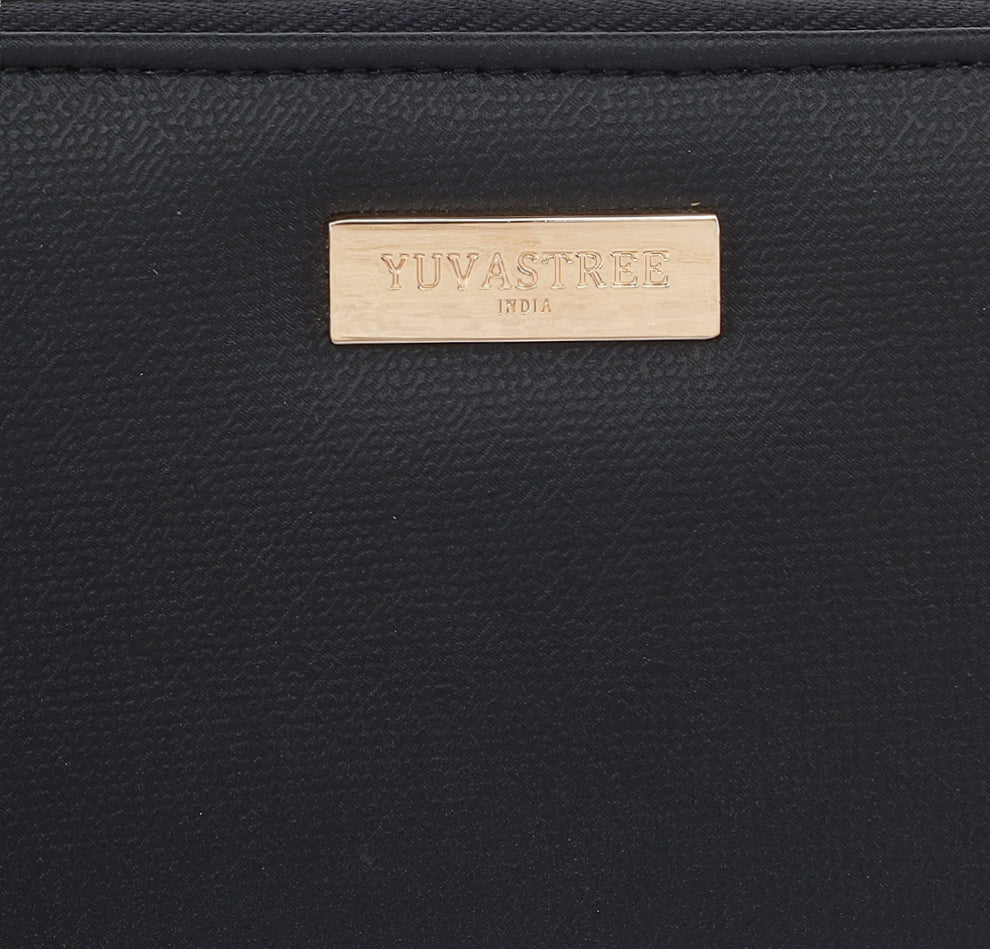 Vault Zip Wallet - Black