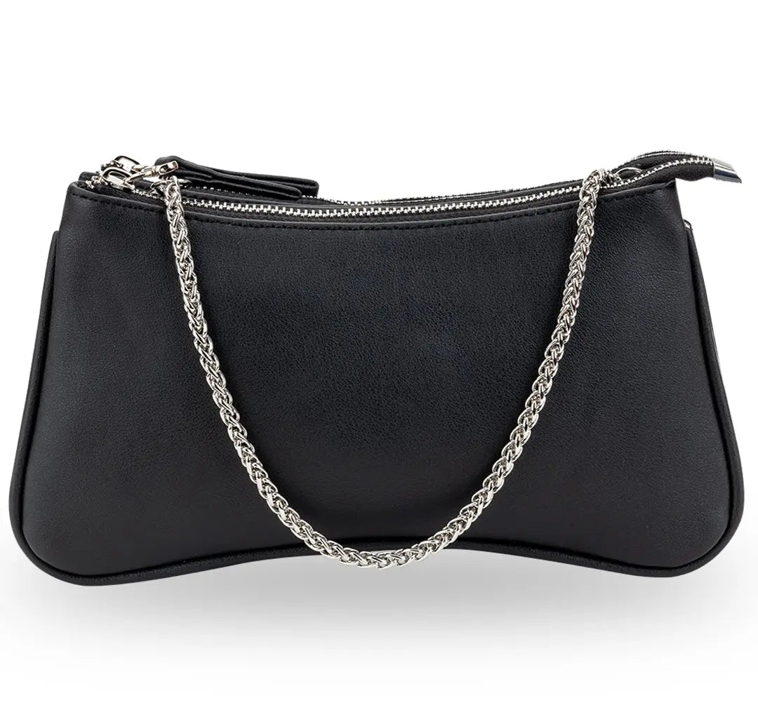 Twixis Crossbody Bag - Black YuvaStree