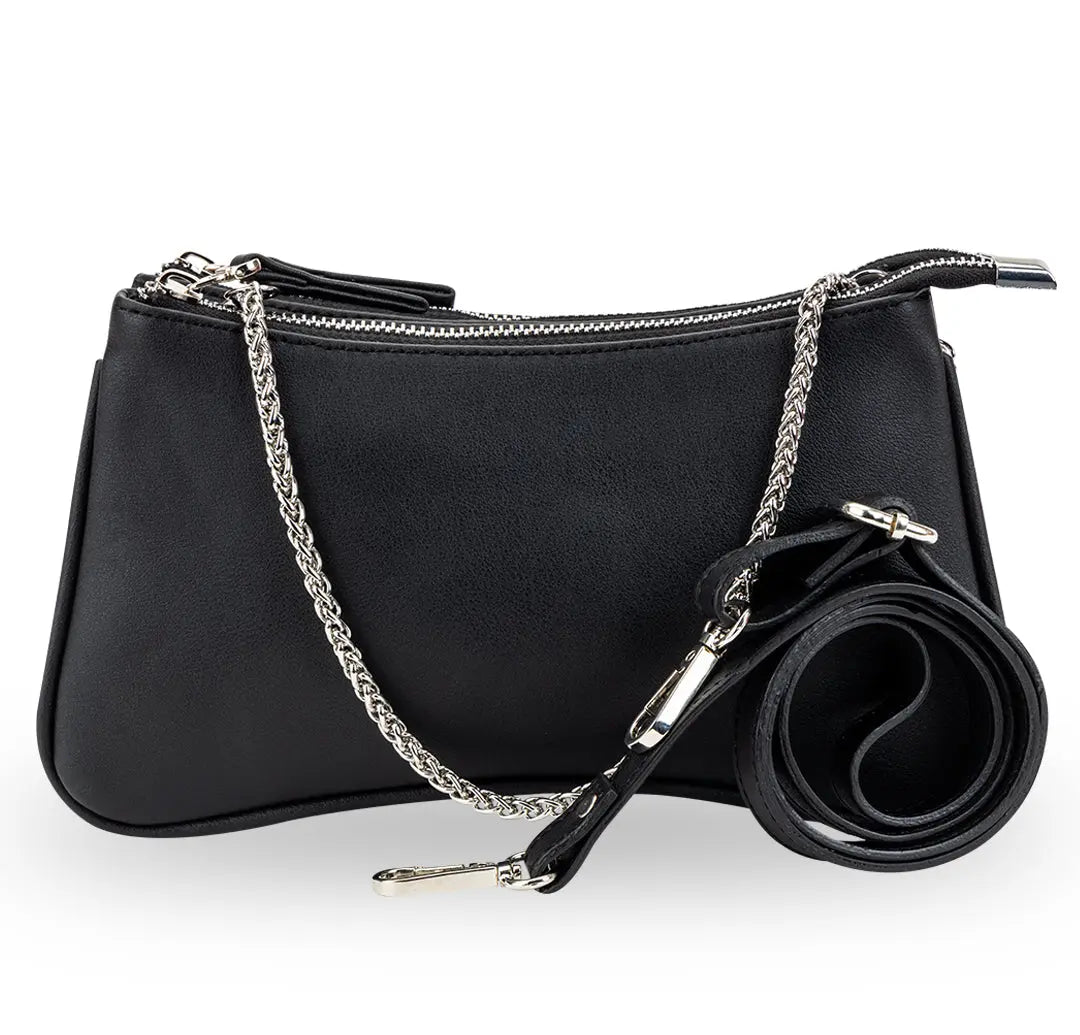 Twixis Crossbody Bag - Black YuvaStree