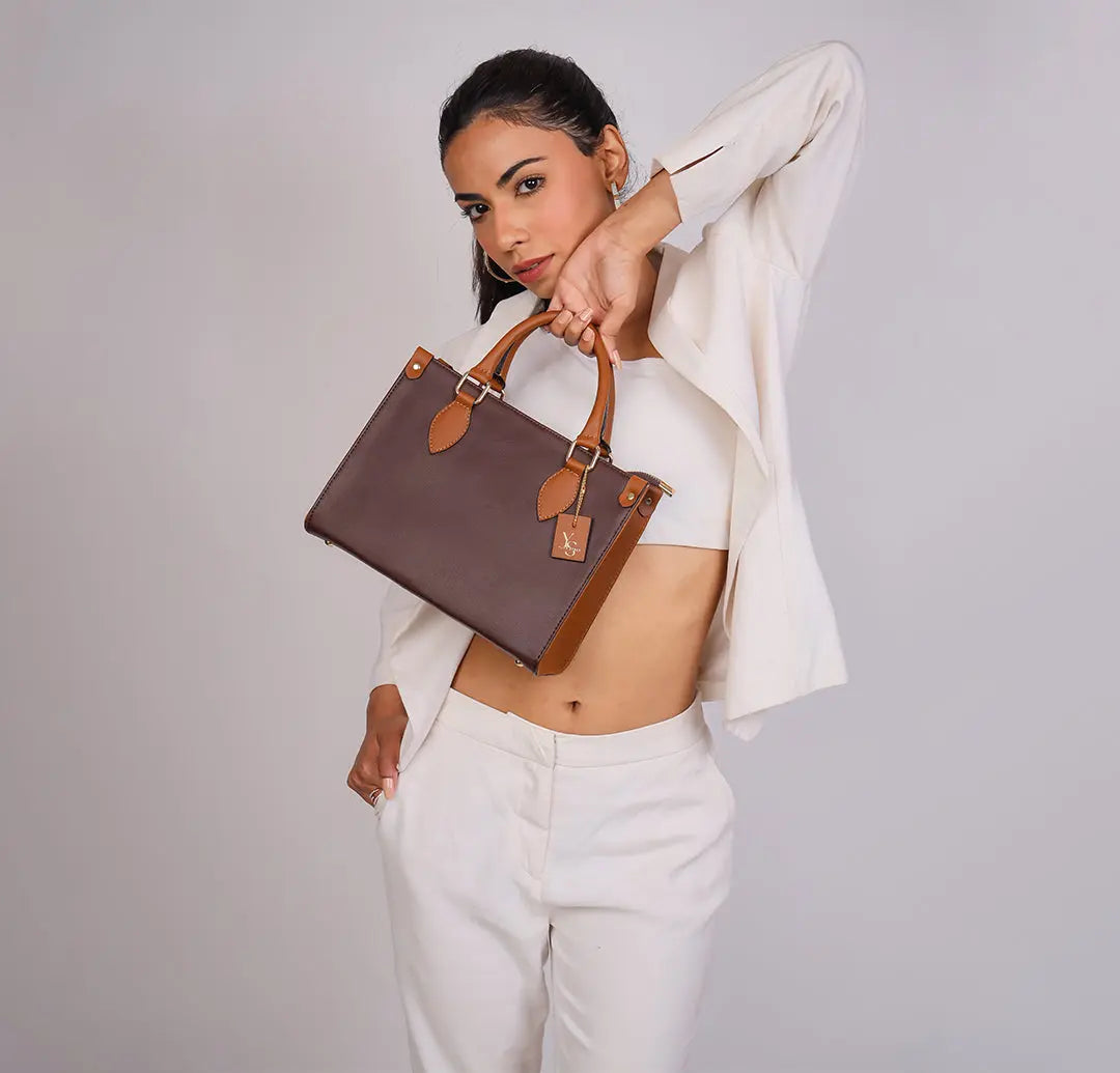 Bliss Tote Bag - Dk. Mocha Tan YuvaStree