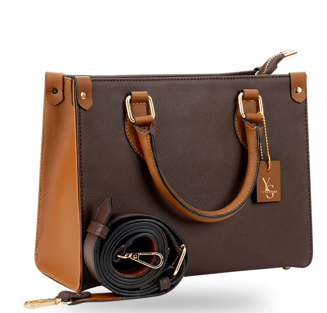 Bliss Tote Bag - Dk. Mocha Tan YuvaStree