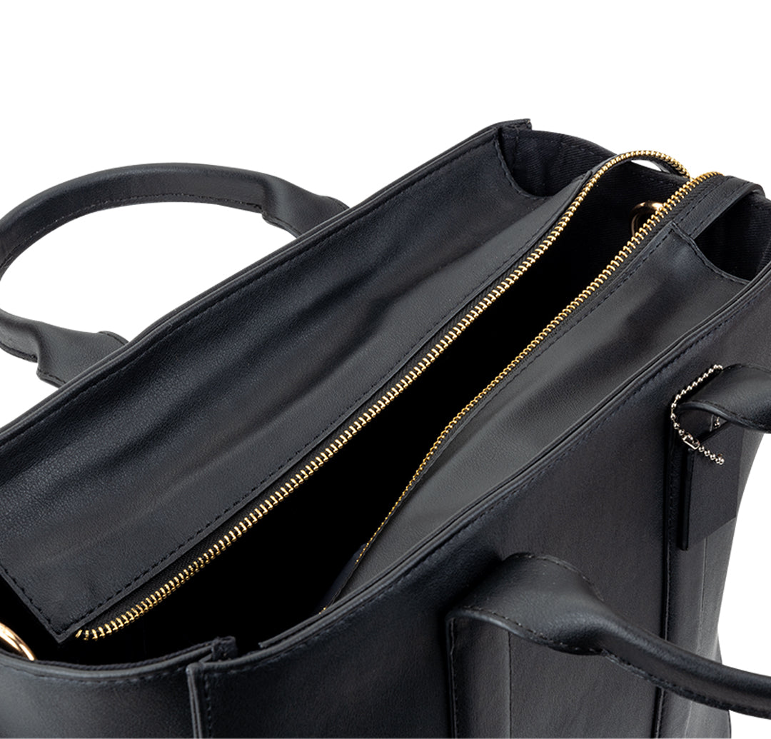 Elan Box Tote Bag - Black My Store